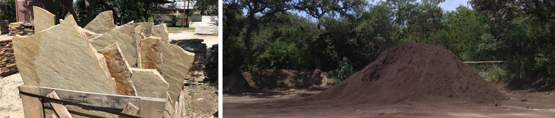 Flagstone and Mulch - Texas Soil and Stone San Antonio